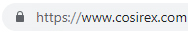 SSL-Verschlüsselung – https://www.cosirex.com – Chrome browser