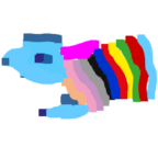 Rainbow Pig