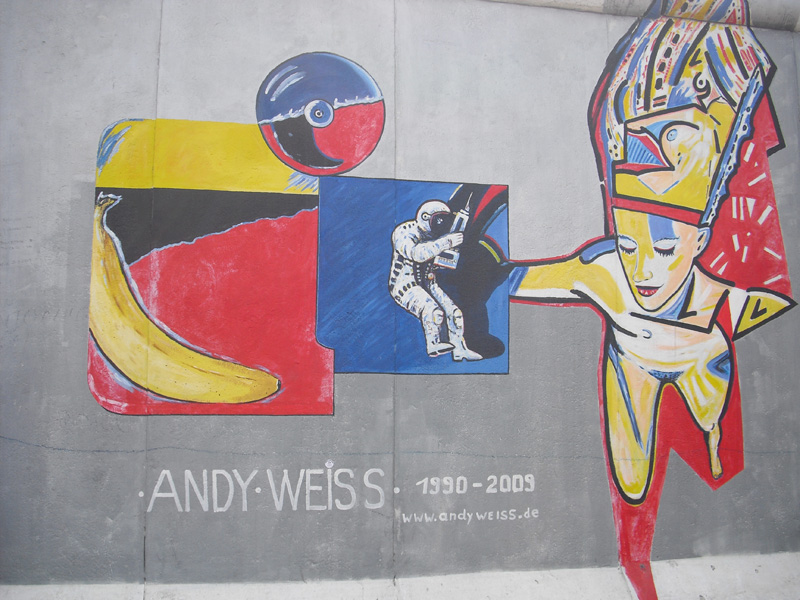 East Side Gallery - Berlin - Graffitis - Andy Weiss