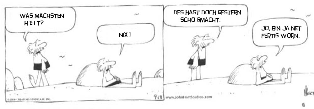 Nix tun ist auch arbeit