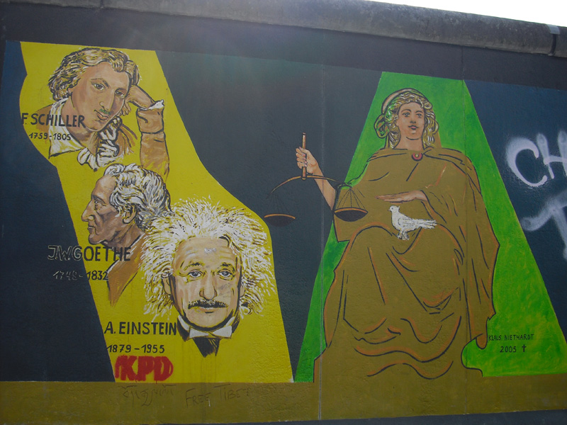 East Side Gallery - Berlin - Graffitis - Klaus Niedhardt