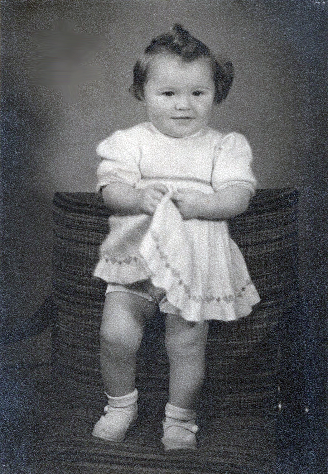 Schönes Babyfoto von Brigitte Friedrich 1949