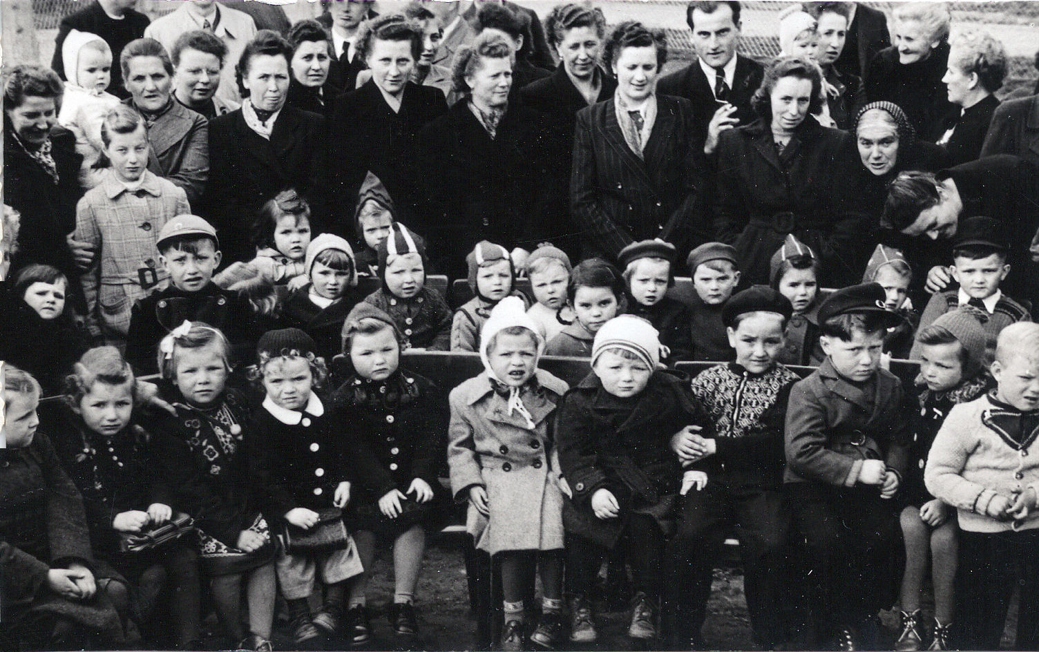 Kindergarten 1. Tag - 1951 oder 1952 - Königstädten