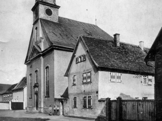 Evangelische Kirche Nauheim ca. 1930