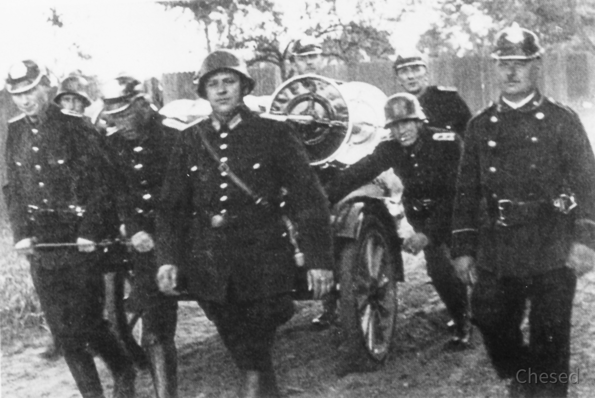 Feuerwehr Königstädten - Feuerwehrübung 1938
