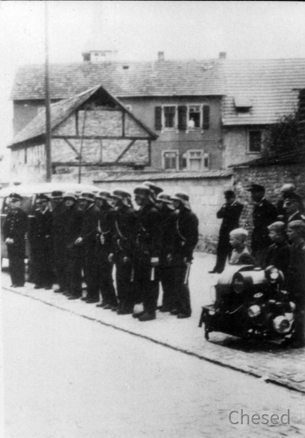 Feuerwehr Königstädten - Feuerwehrübung 1955