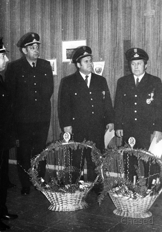 Feuerwehr Königstädten - Ehrung 25 Jahre 1971