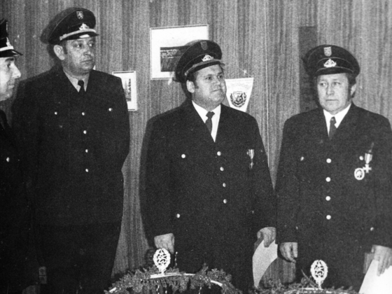 Feuerwehr Königstädten - Ehrung 25 Jahre 1971