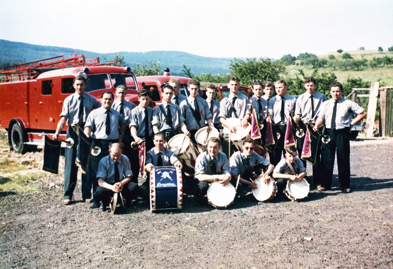 Freiwillige Feuerwehr Königstädten - Fanfarenzug - 1980