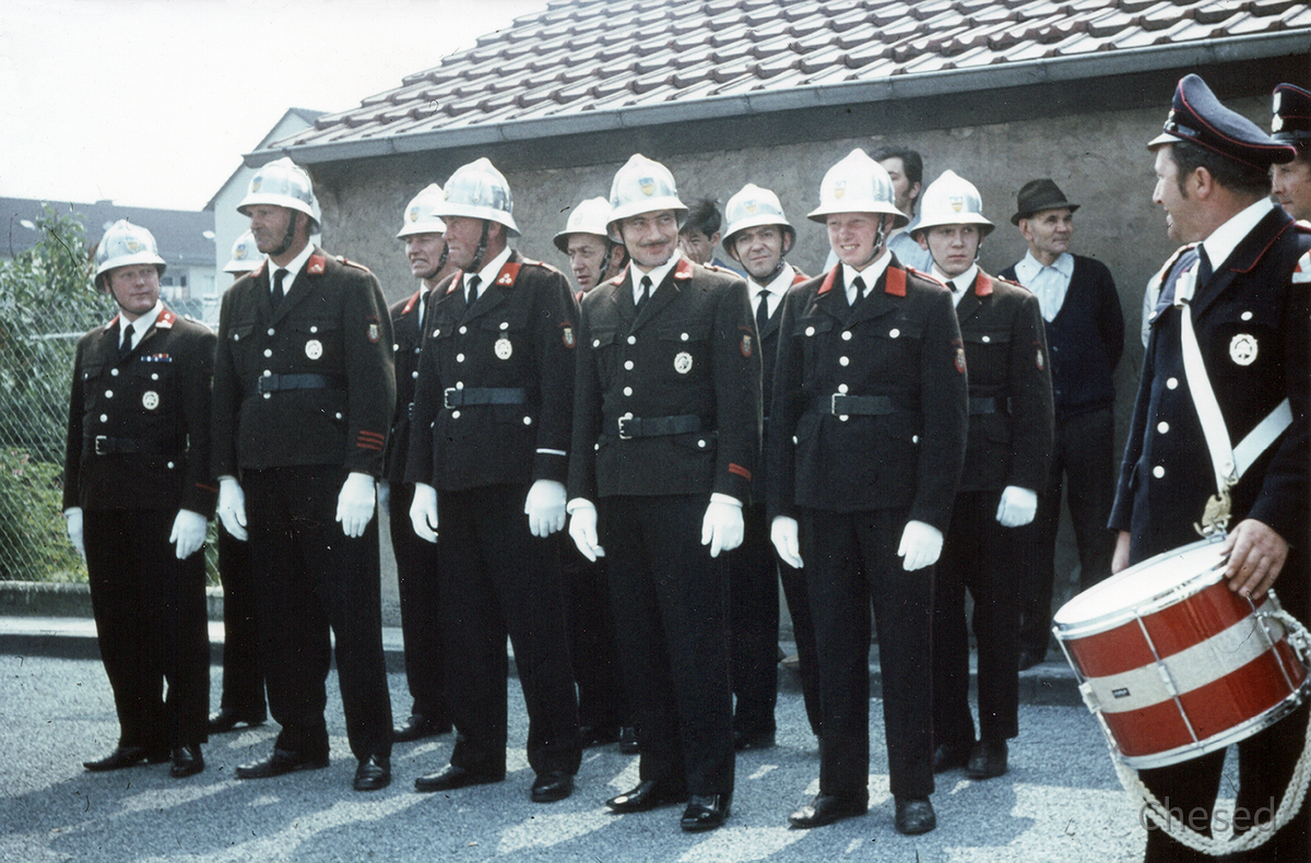 Feuerwehr Königstädten - 40. Jubiläum 5. bis 8.6.1970 - Partnerfeuer Königstetten, Österreich
