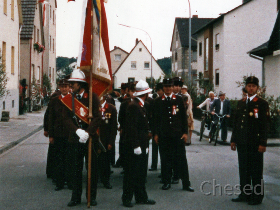 Feuerwehr Königstädten - 40. Jubiläum 5. - 8.6.1970 - Partnerfeuerwehr Königstetten Österreich