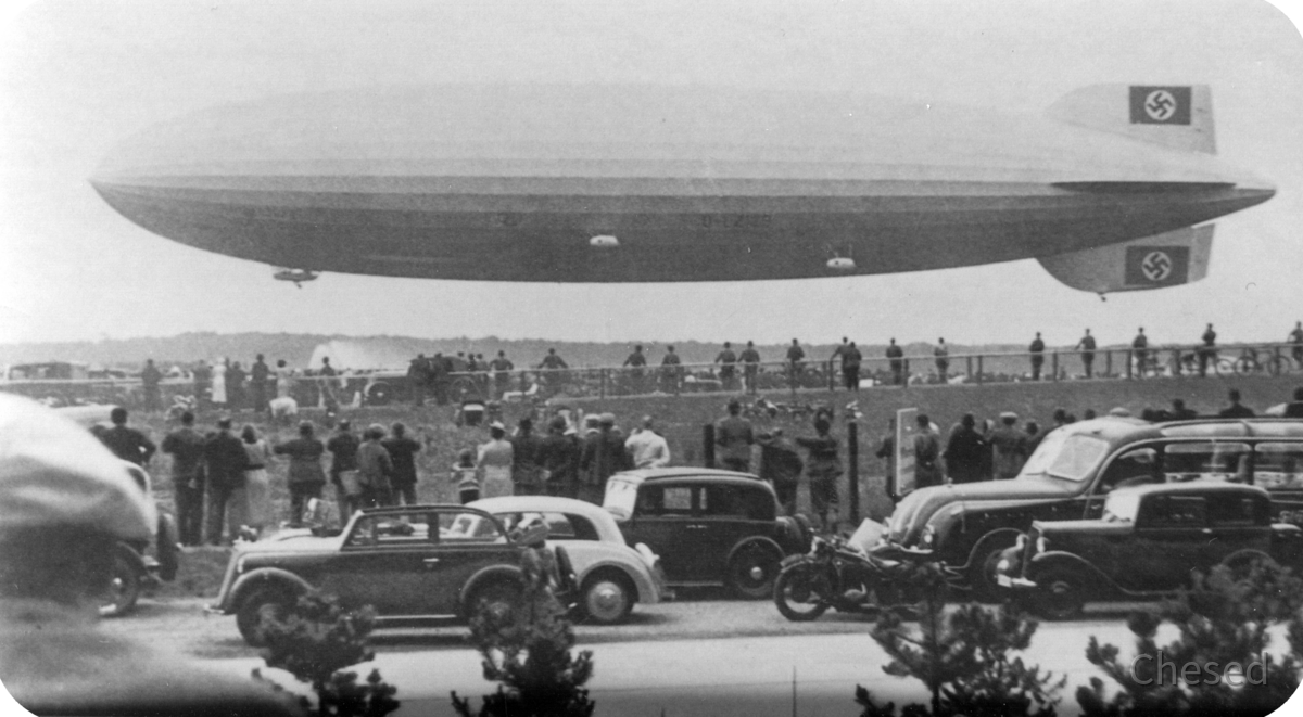 Letzter Start - LZ 129 - Hindenburg - Last Take Off - Frankfurt am Main 1937 - Autobahn A5