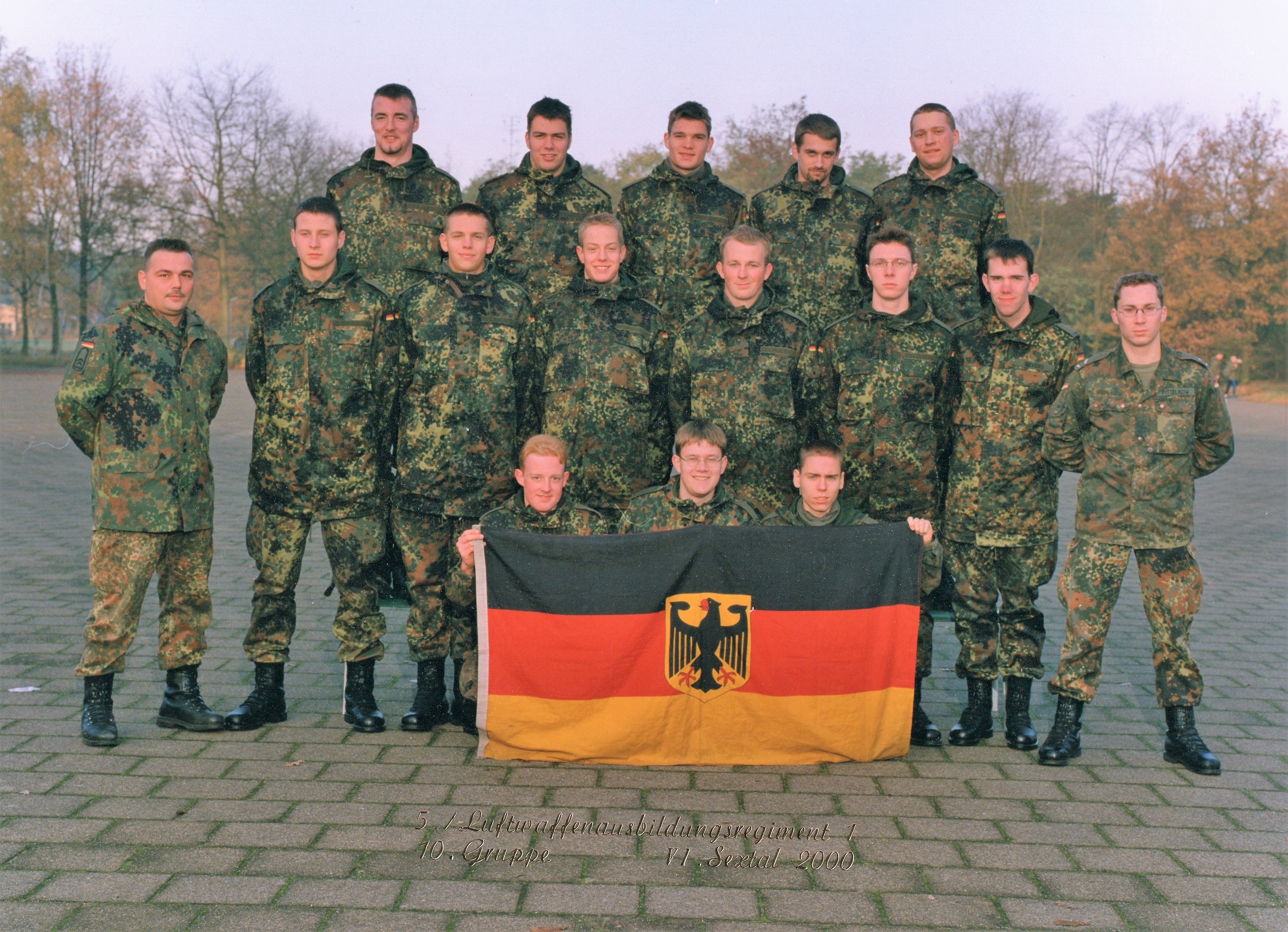 Luftwaffenausbildungsregiment 1, 10. Gruppe - Budel - Niederlande - Jahr 2000