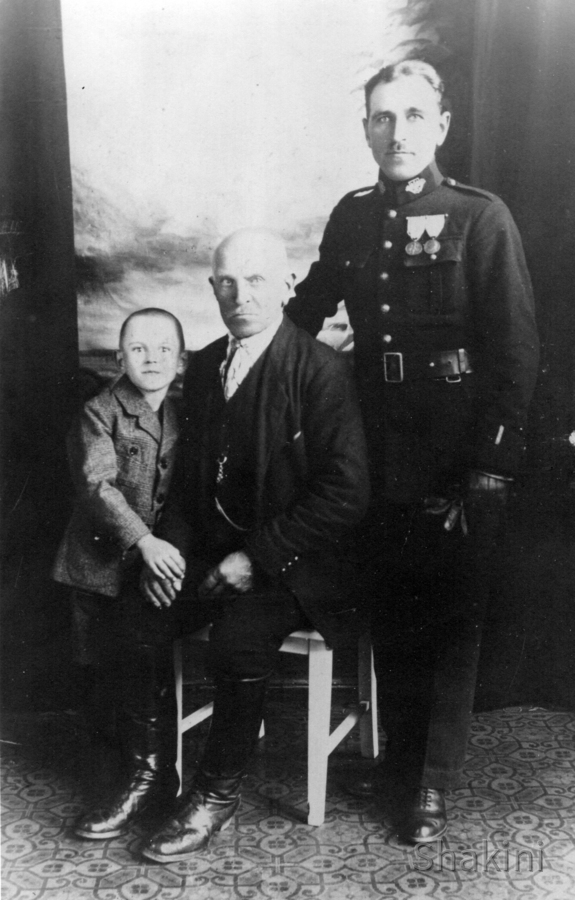 Urgroßvater Juliusz Poznański mit Sohn Włodzimierz  und Enkel Felix