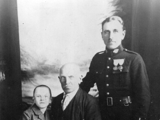 Urgroßvater Juliusz Poznański mit Sohn Włodzimierz  und Enkel Felix