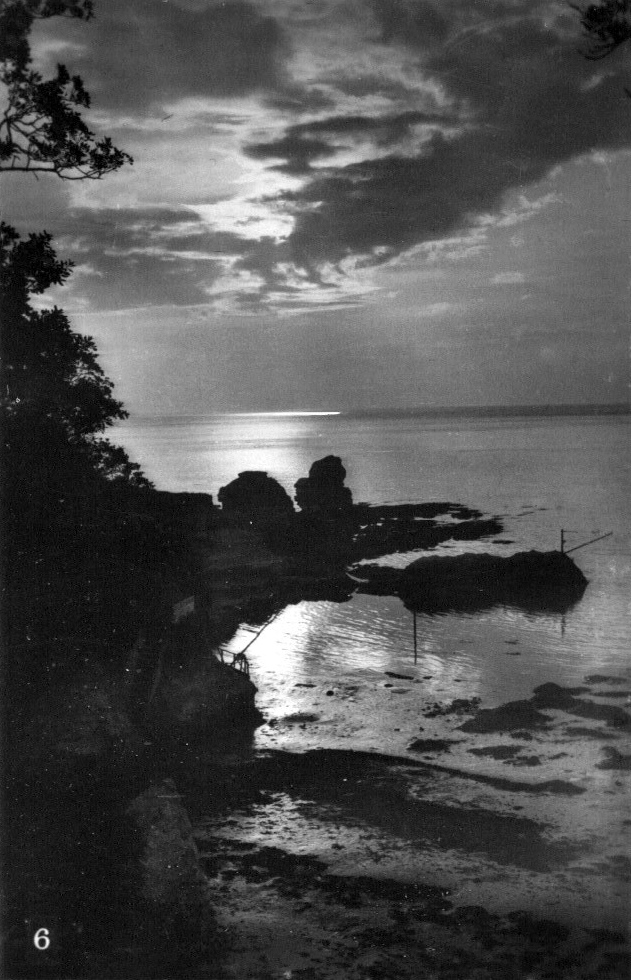 Royan 1940 - Corniche de Vallières - Coucher de Soleil