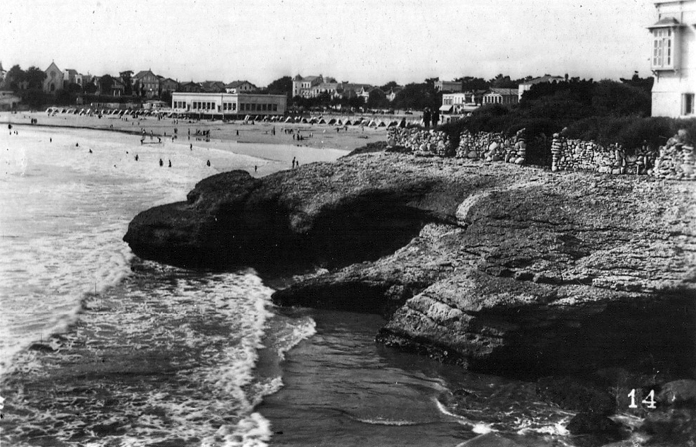 Royan 1940 - PONTAILLAC - Les Falaises - La Plage