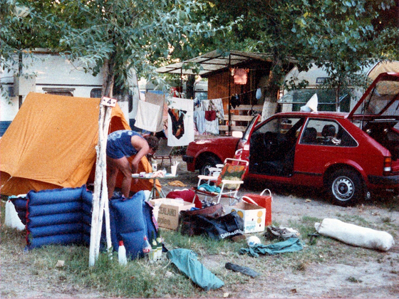 Campingplatz - Torre Pedrera - Rimini - Italien - 1986