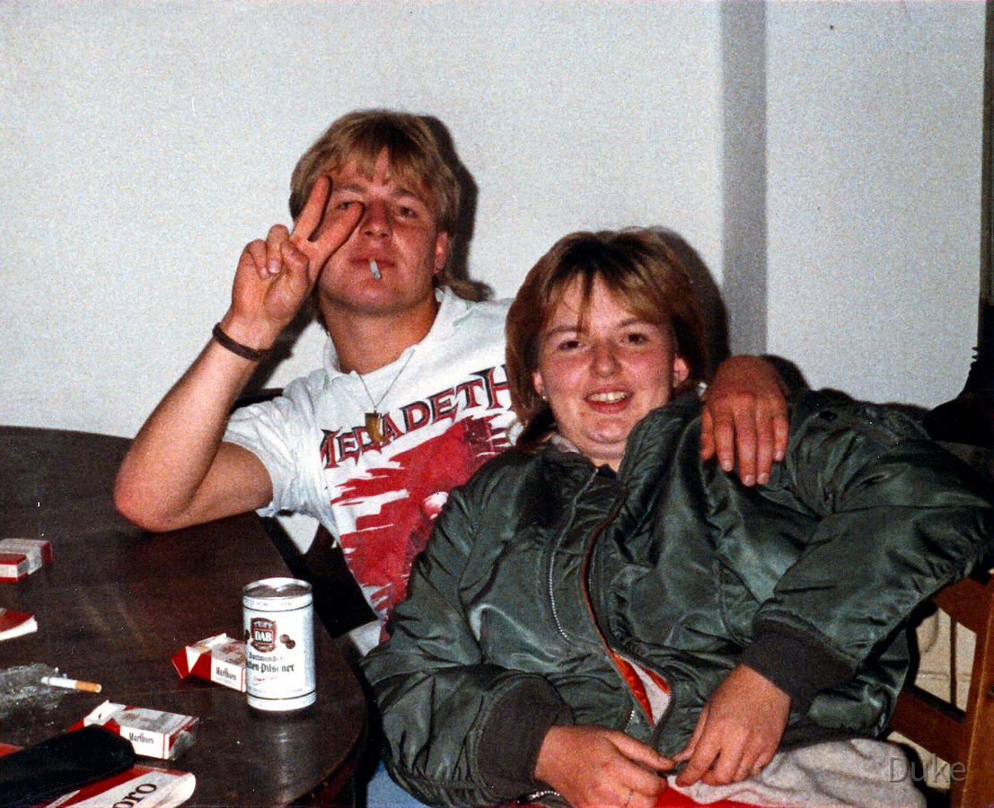 Dosenbier-Party in Berlin-Kreuzberg - 1988