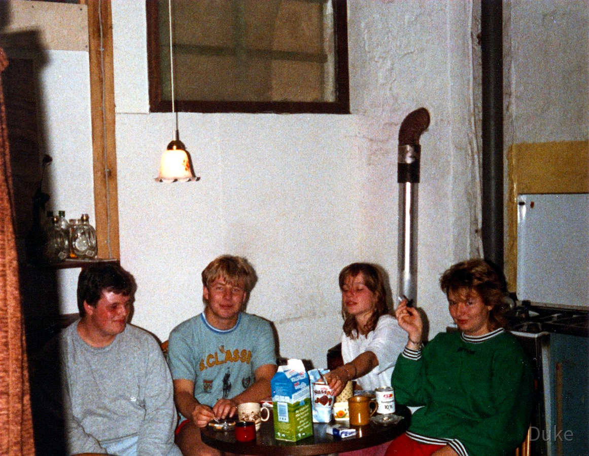 Party-Leute, Abfahrer, Einfahrer aus Rüsselsheim und Wiesbaden in Berlin-Kreuzberg - 1988