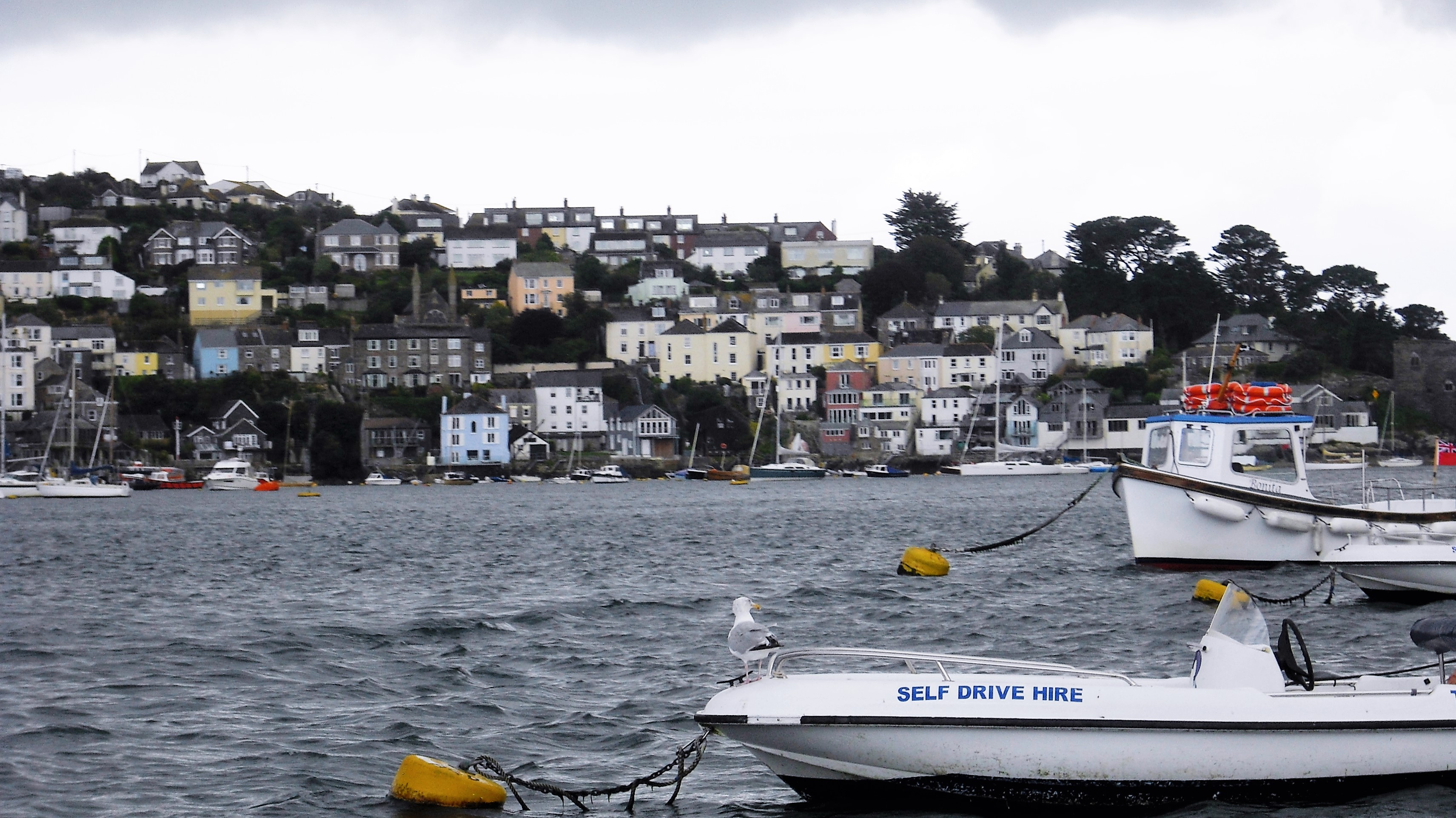 Mit der Fähre von Bodinnick zum Fowey - Cornwall