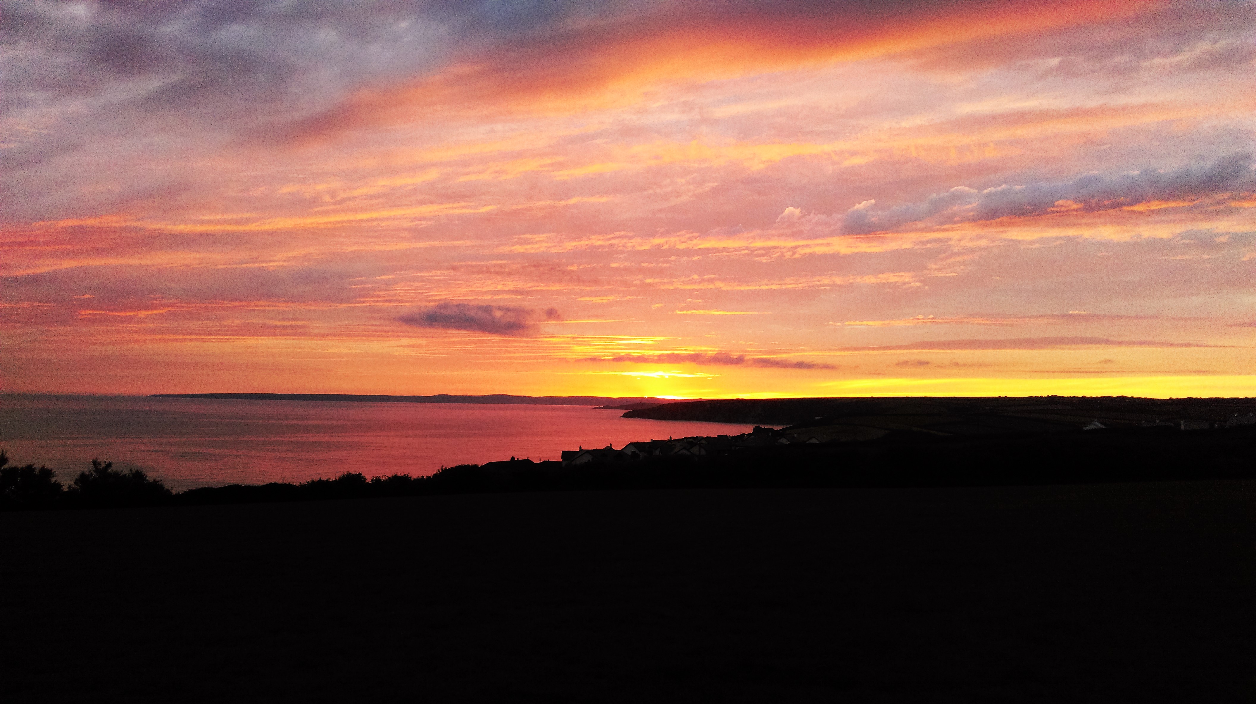 Sonnenuntergang in Cornwall
