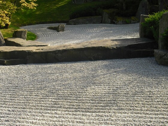 Zen - Steingarten - Japanischer Garten