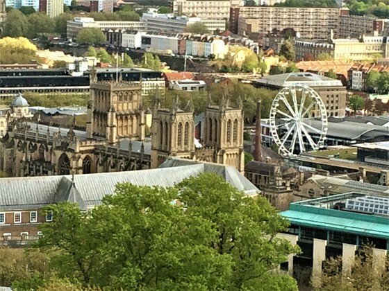 Blick auf die Bristol Kathedrale