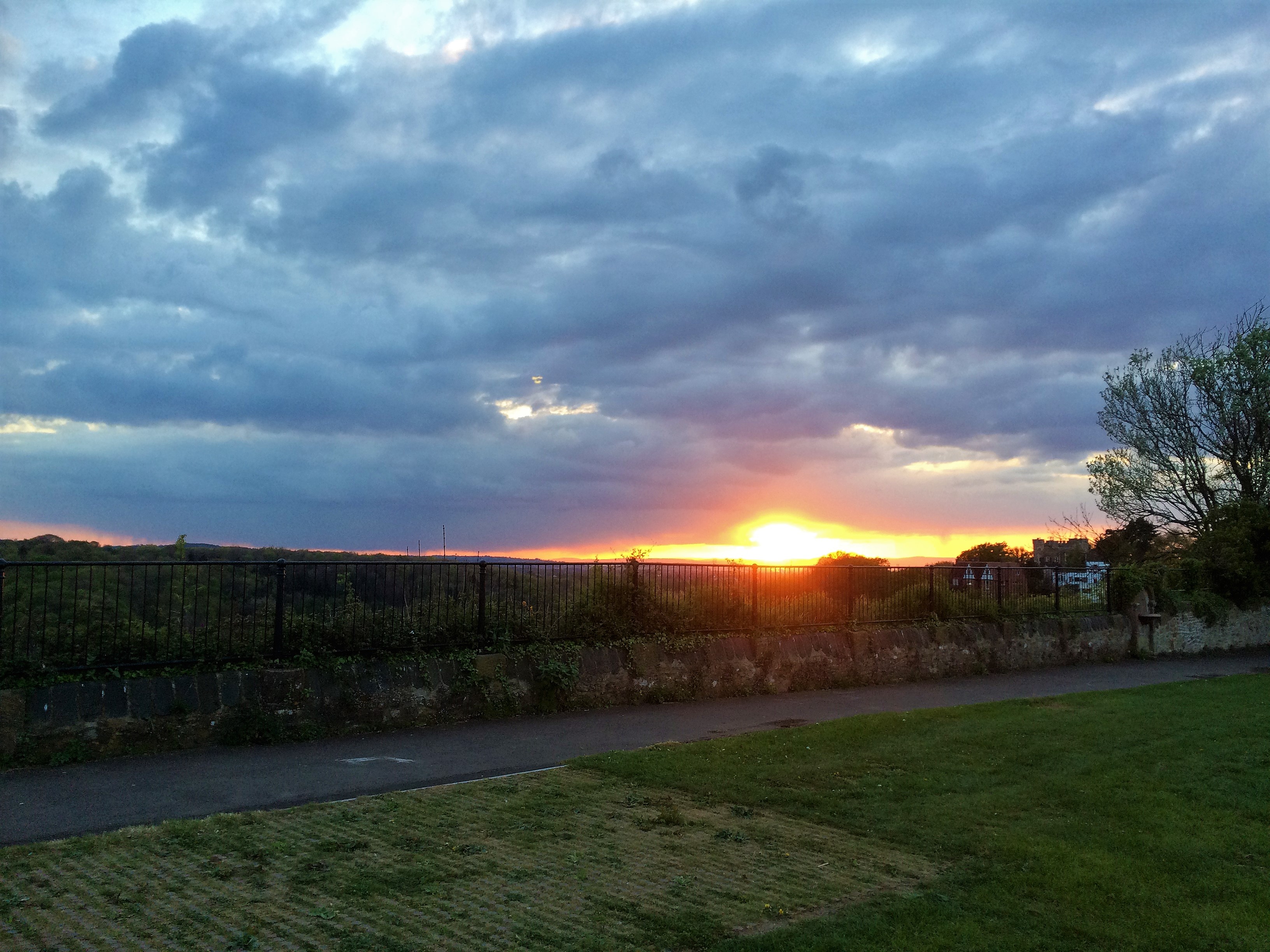 Am Avon Schlucht - Sonnenuntergang