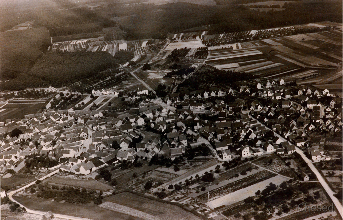 Luftbild - Rüsselsheim-Königstädten - 1926