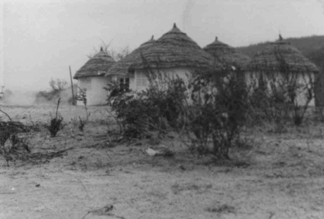 Häuser in Afrika 1960er Jahre