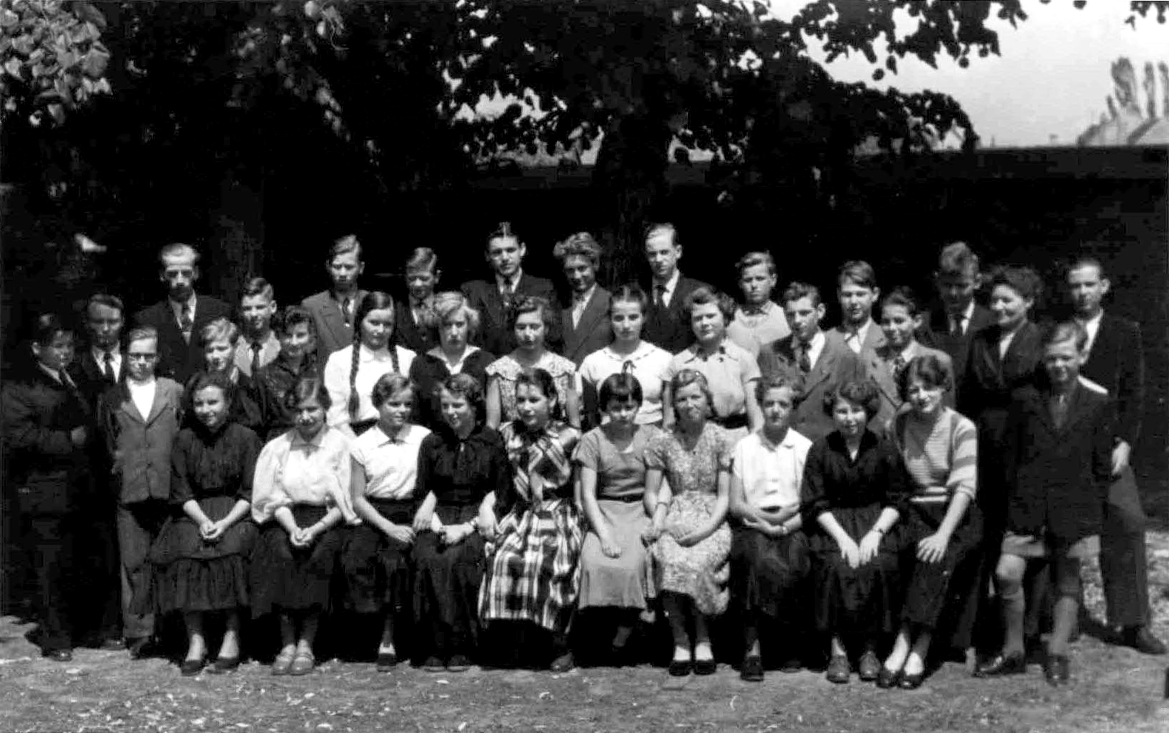 Klasse 8b 1956 Zentralschule - Lehnin-Zauch Belzig