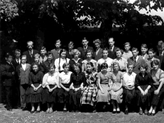 Klasse 8b 1956 Zentralschule - Lehnin-Zauch Belzig
