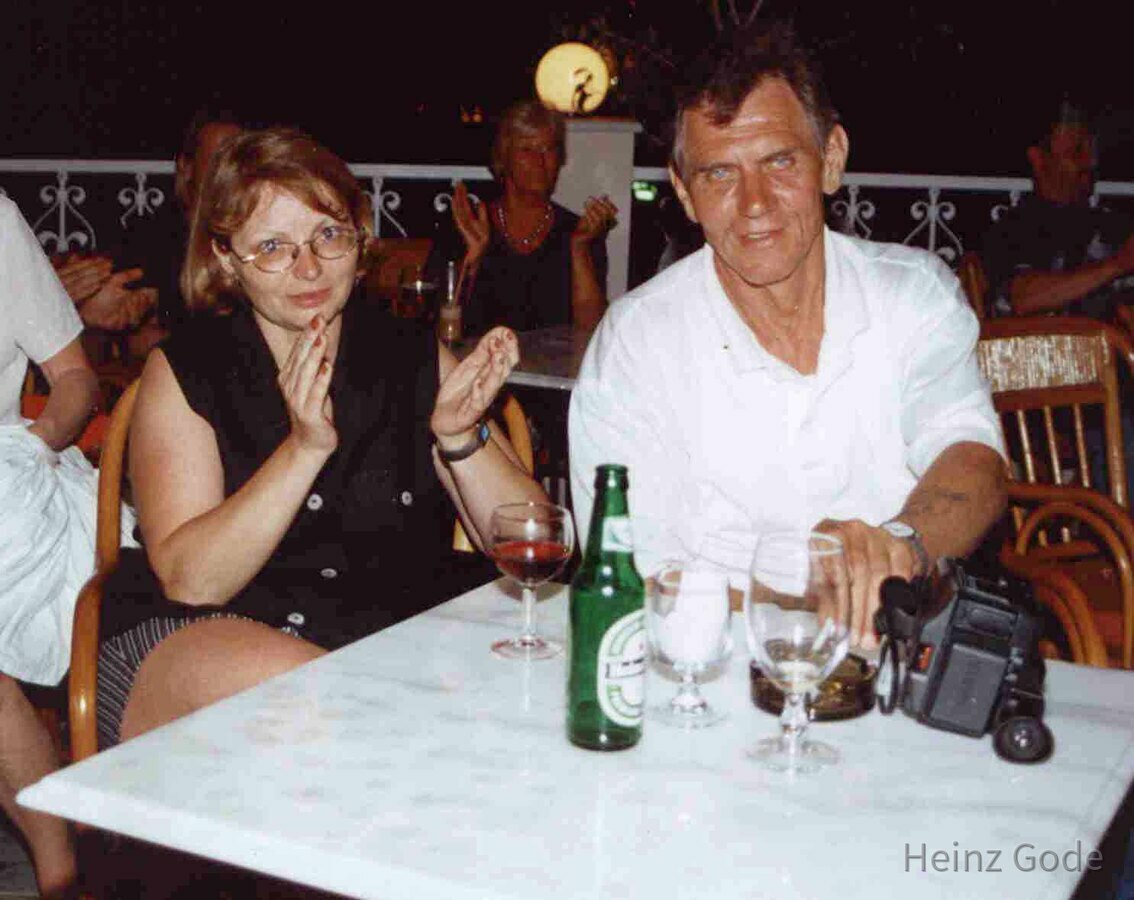 Angelika und Heinz auf Korfu