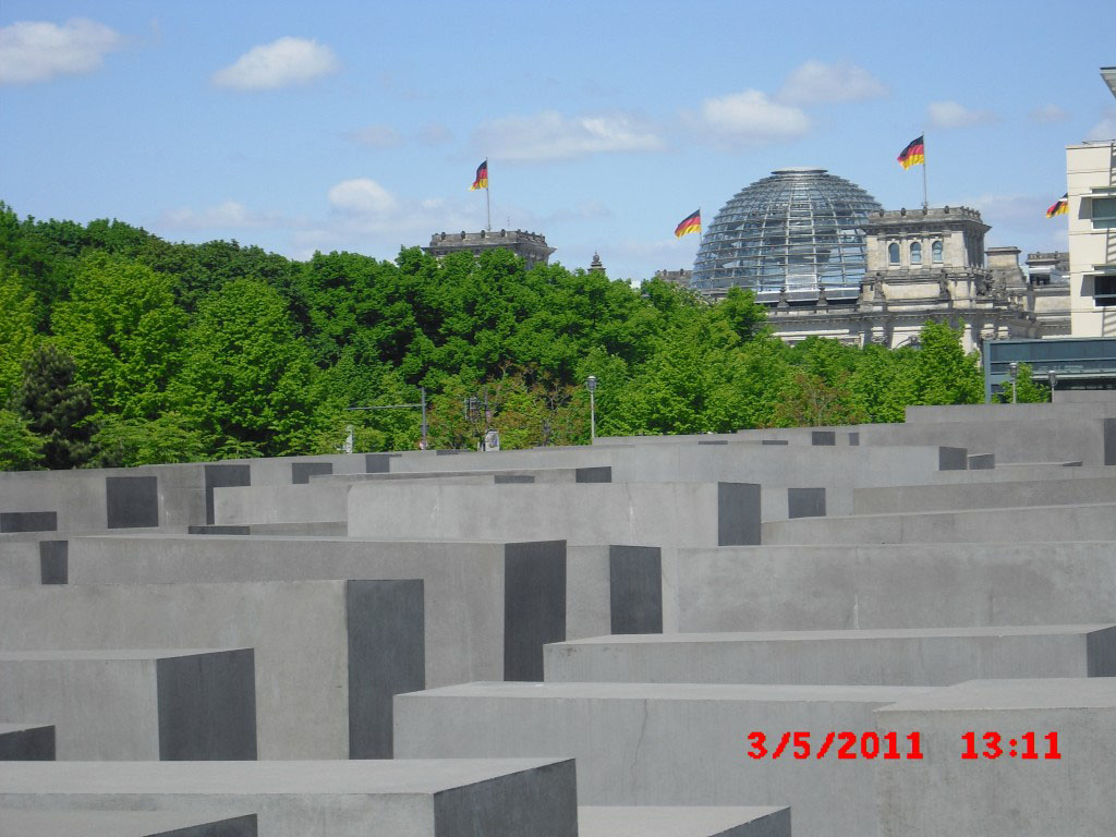 Holocaust-Mahnmal im Berliner Tiergarten
