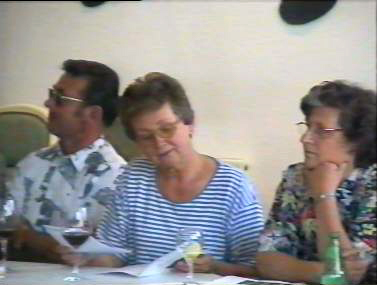 Klassentreffen 2001 Zentralschule Lehnin - Werner, Ingrid, Gerda