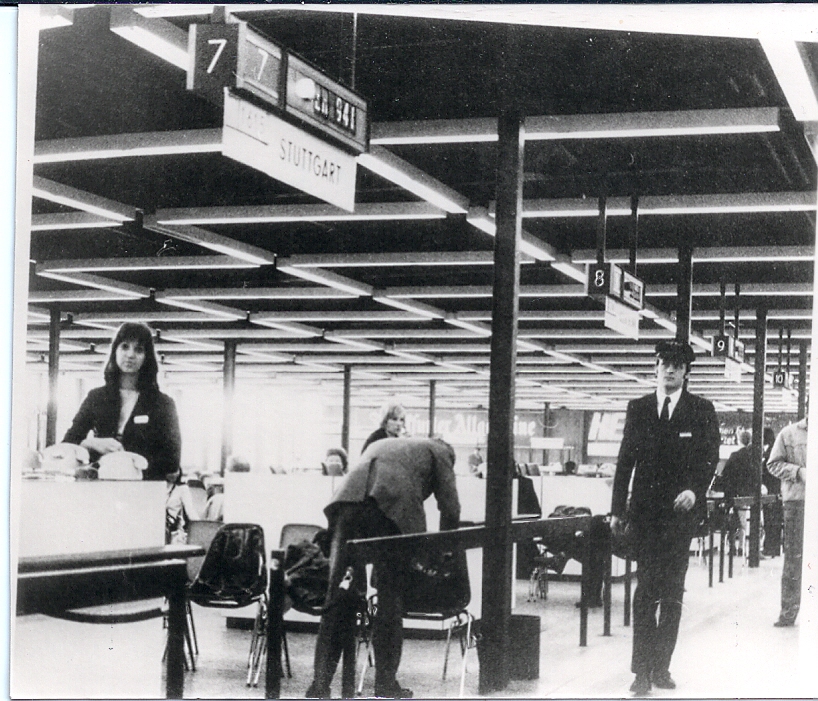 Frankfurt Flughafen – Airport Frankfurt – Inlandhalle – Gebaut 1966