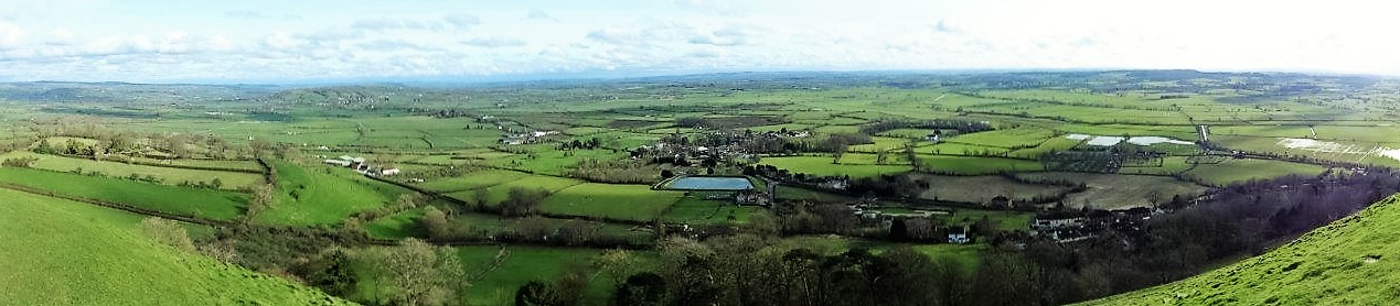 Glastonbury - wunderschöne Panorama