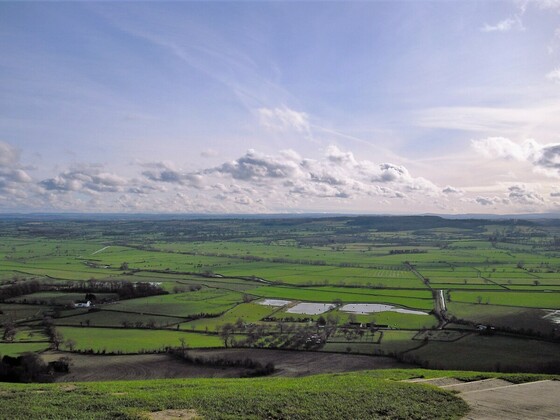 Glastonbury - Landschaft - Panorama
