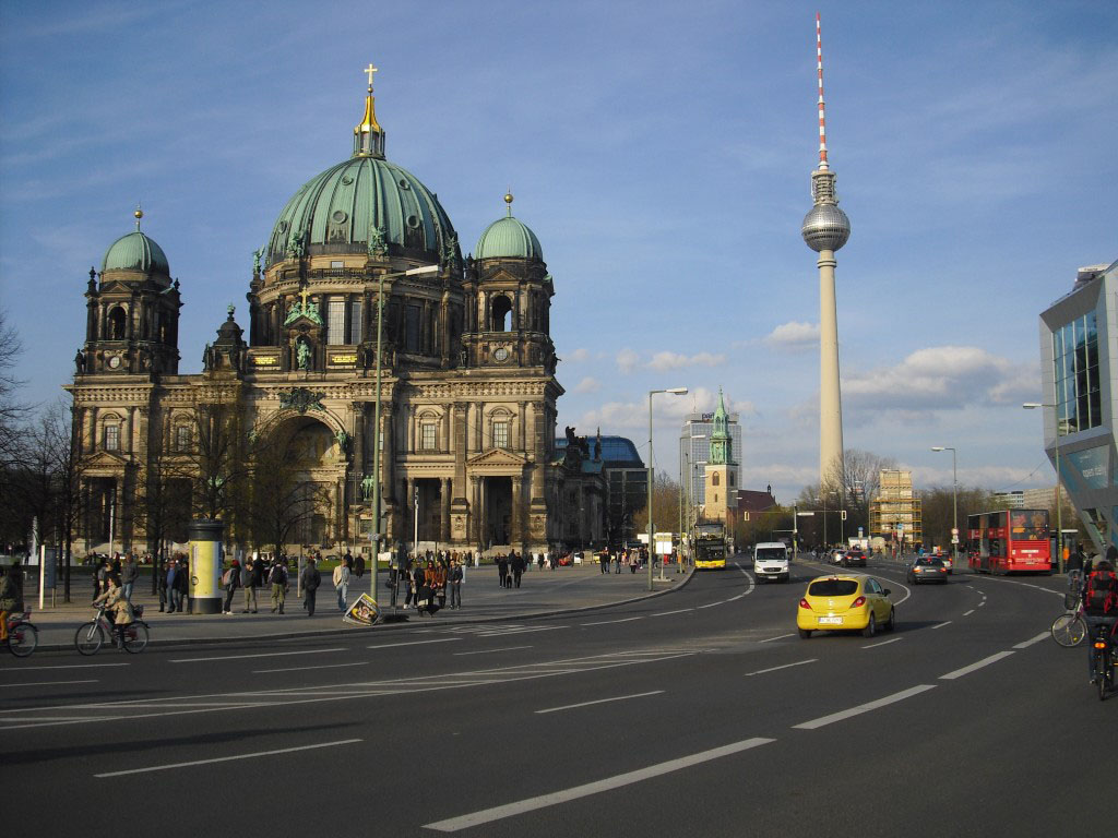 Berliner Dom und Berliner Fernsehturm