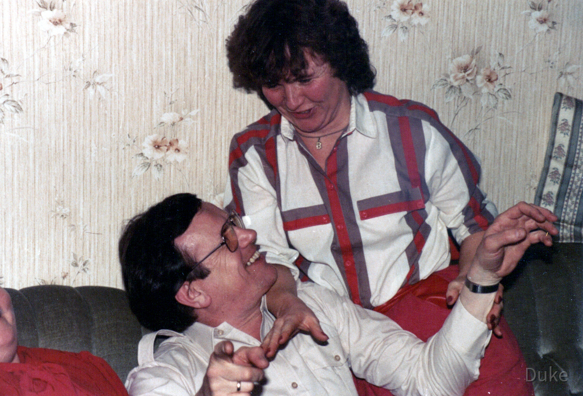 Party 1980 – Rüsselsheim – Bernhard Ackermann und Brigitte Wernecke