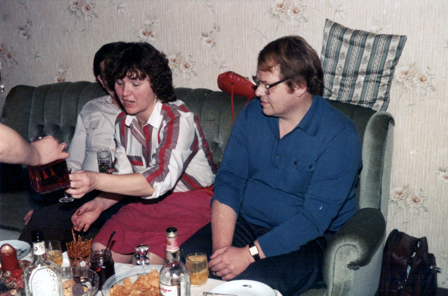 Party 1980 – Rüsselsheim – Brigitte Wernecke und Peter Heck