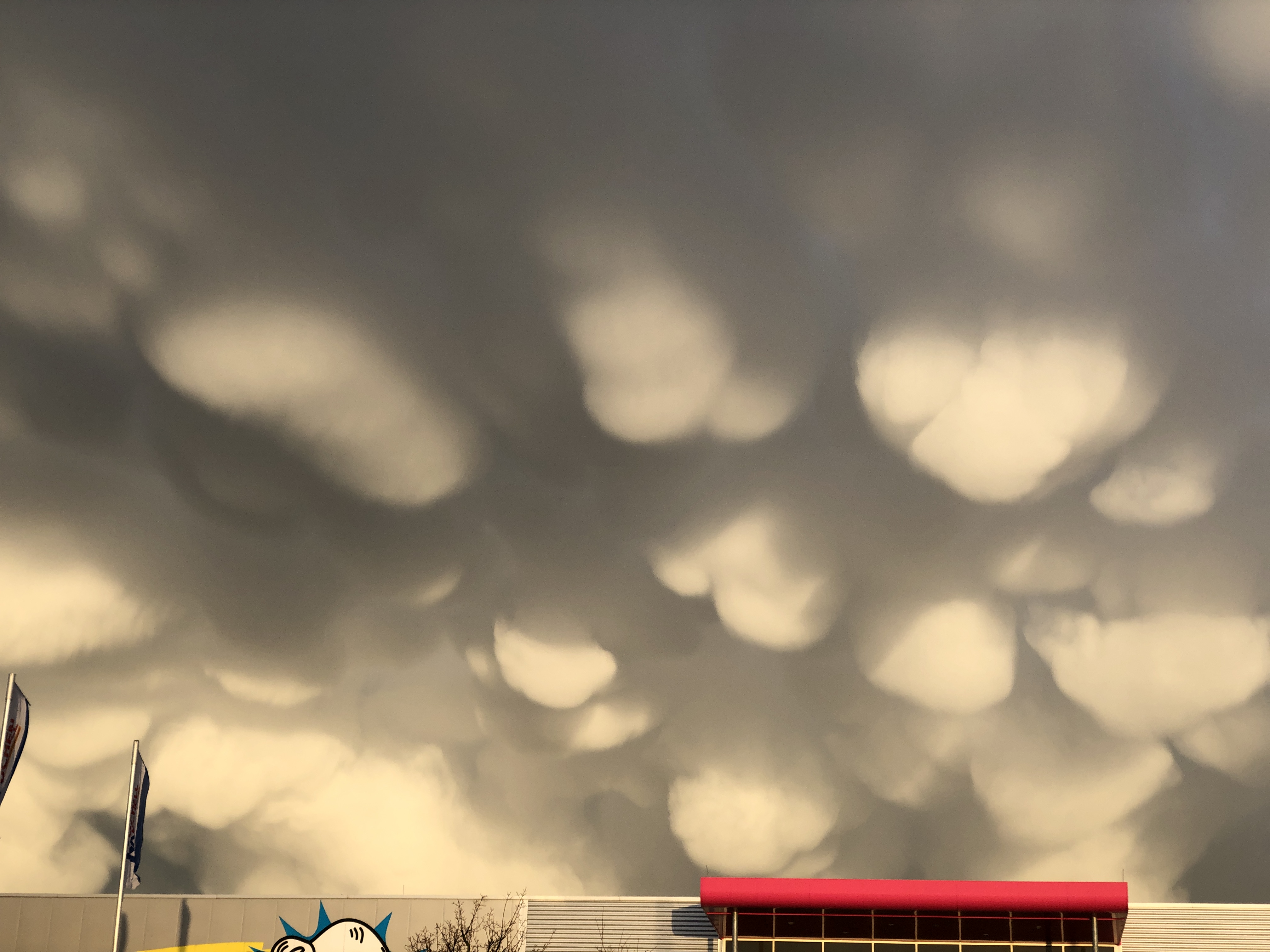 Mammatus Wolken