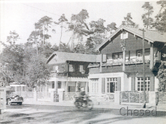Königstädter Waldhaus an der B42 - L3482 - 1951