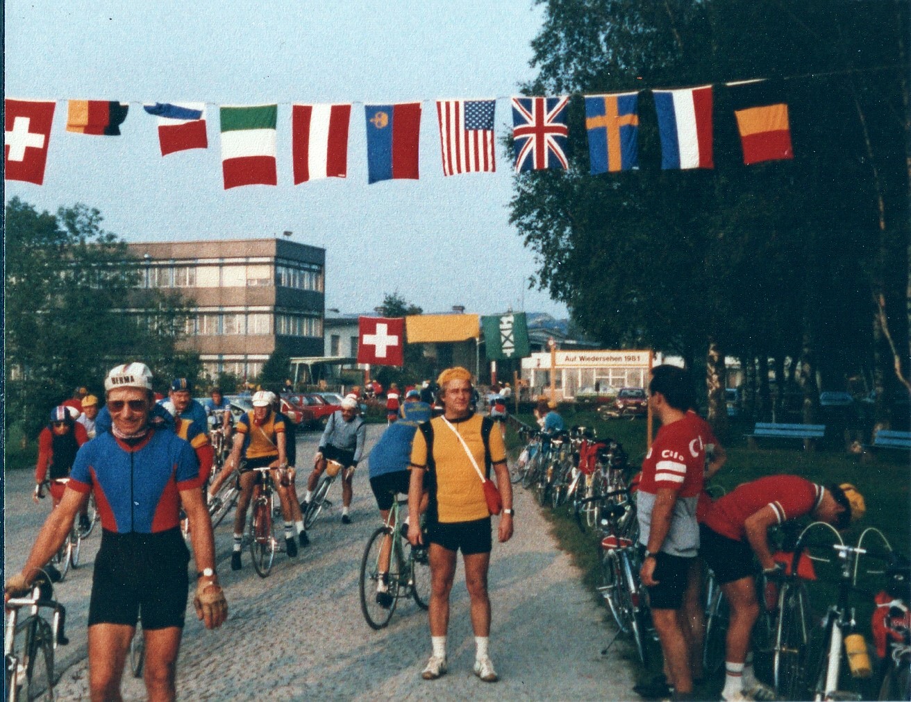 Radtour um den Bodensee - Start der Bodenseerundfahrt - 1980