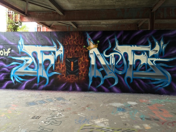 Berlin - Teufelsberg - Graffiti - Cool Letters