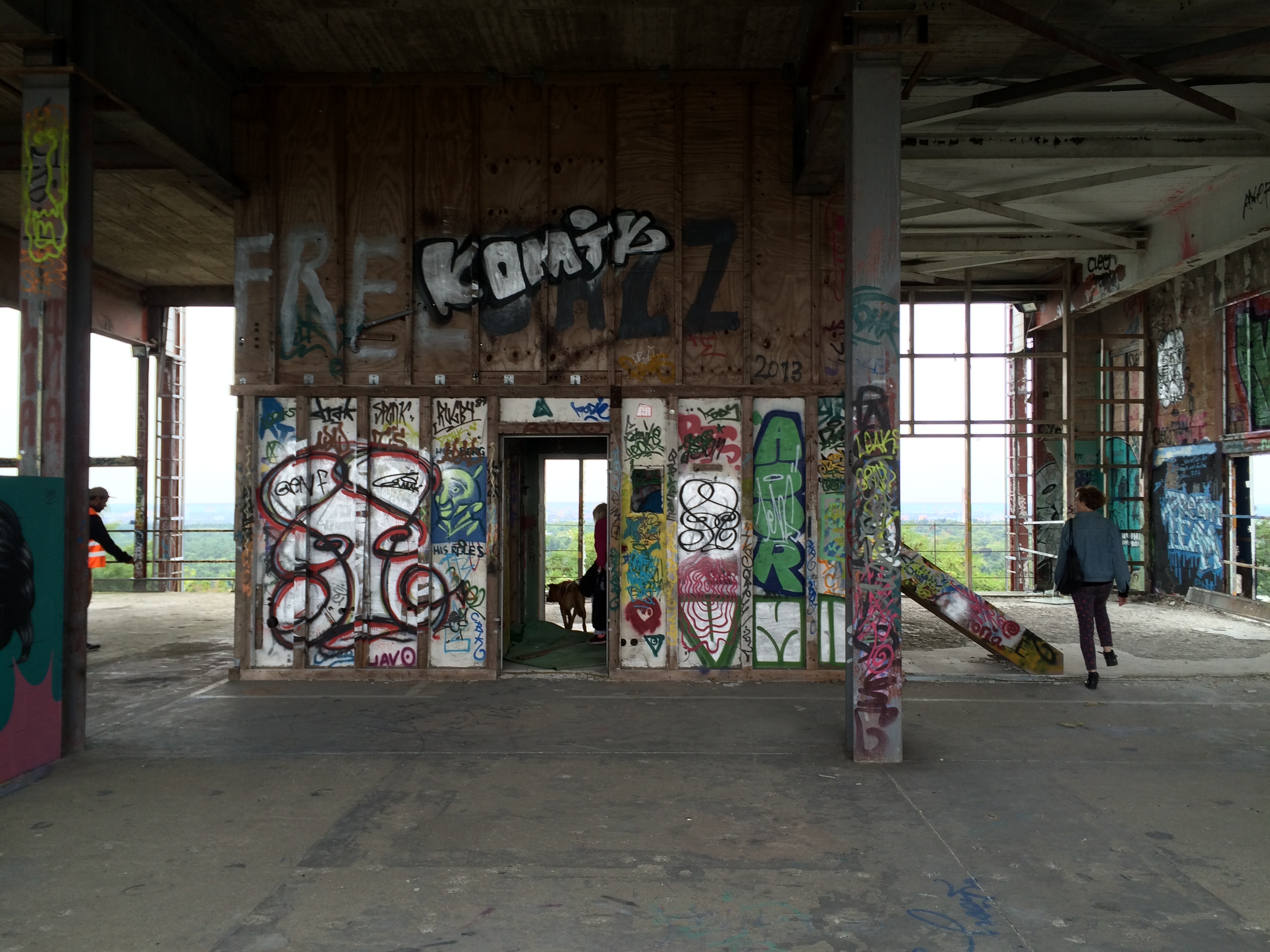 Berlin - Teufelsberg - Field Station - Sanitärbereich Ruine