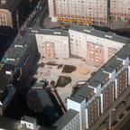 Blick und Aussicht vom Fernsehturm Berlin - 1988