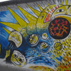 East Side Gallery - Berlin - Graffitis - Smileys