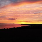 Sonnenuntergang in Cornwall